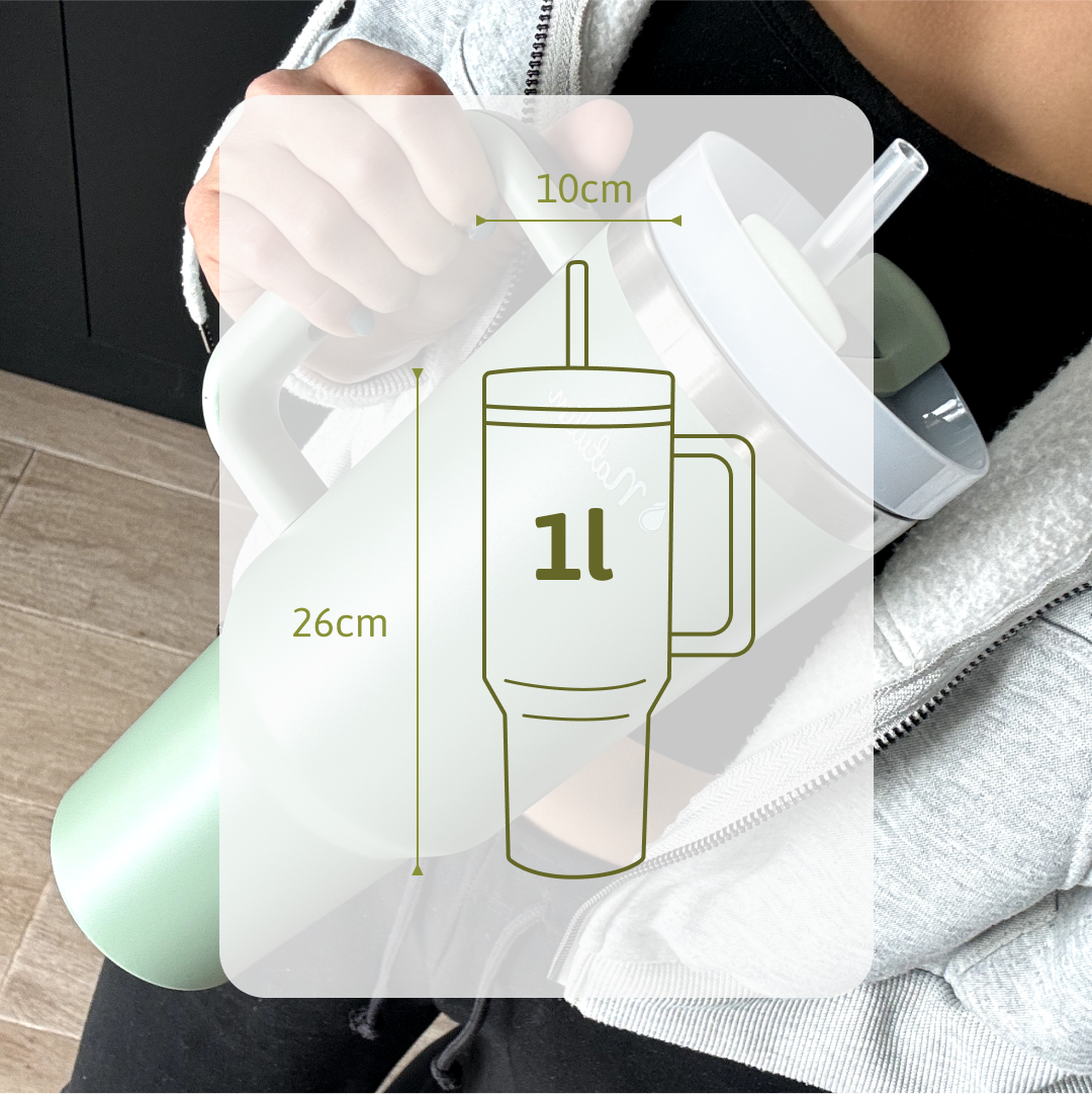 Copo térmico - Aço inoxidável 1L Natulim PT