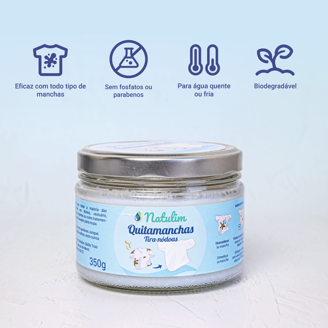 Stain remover + 2 sponges Natulim PT