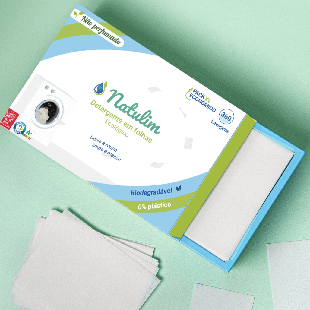 Pack Anual Eco-Tiras de lavar Natulim para bebés - 360 lavagens Natulim PT