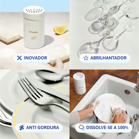 Lava loiça manual - Revolucione a sua loiça Natulim PT