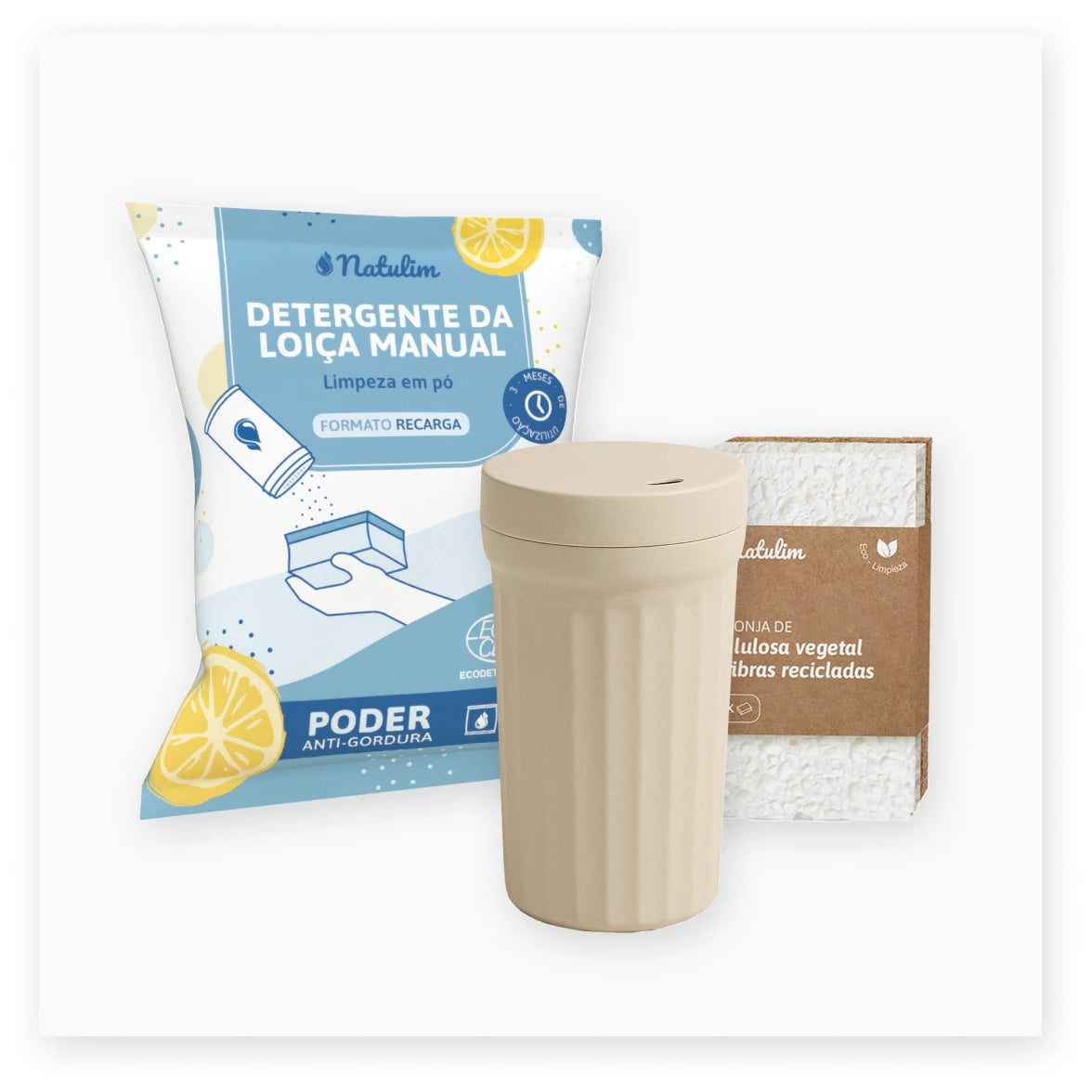 Pack Lava loiça manual Natulim PT