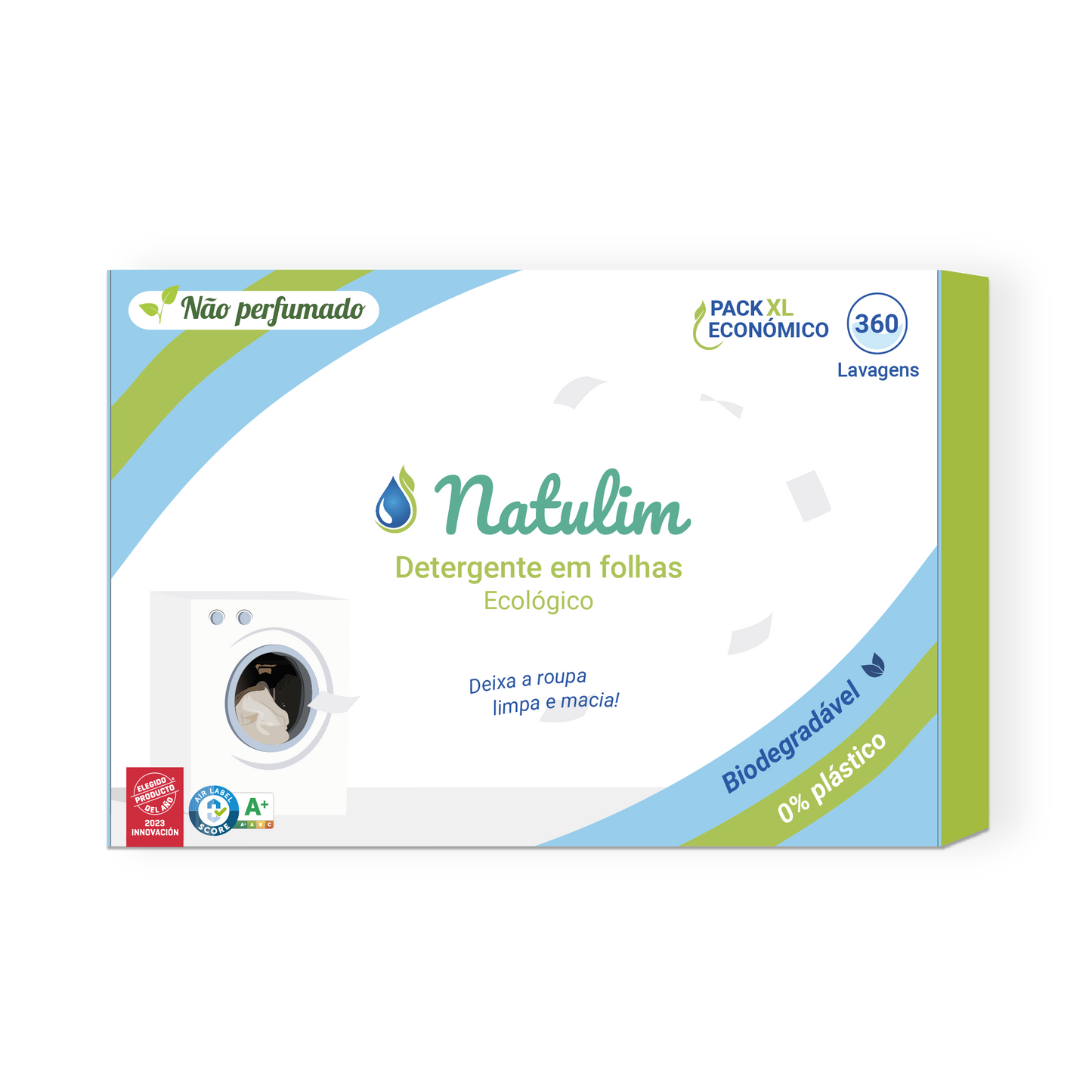 Pack Anual Eco-Tiras de lavar Natulim para bebés - 360 lavagens Natulim PT