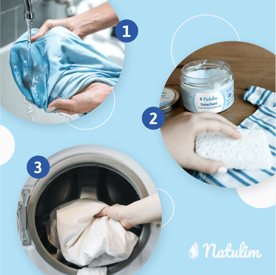 Stain remover + 2 sponges Natulim PT