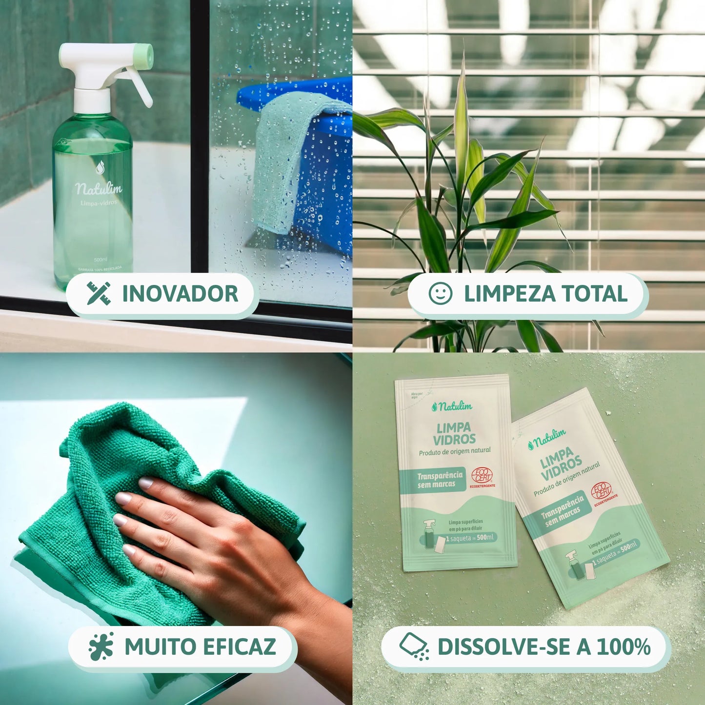 Pack Limpa-Vidros Natulim PT
