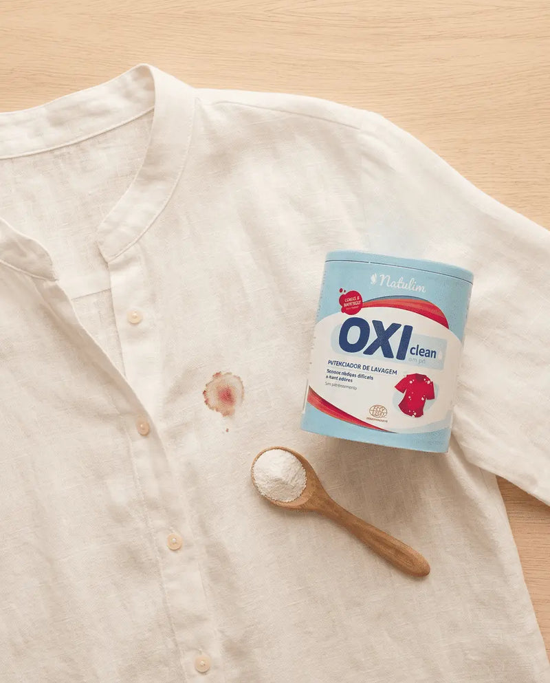 Oxi Clean — potencia sem danificar