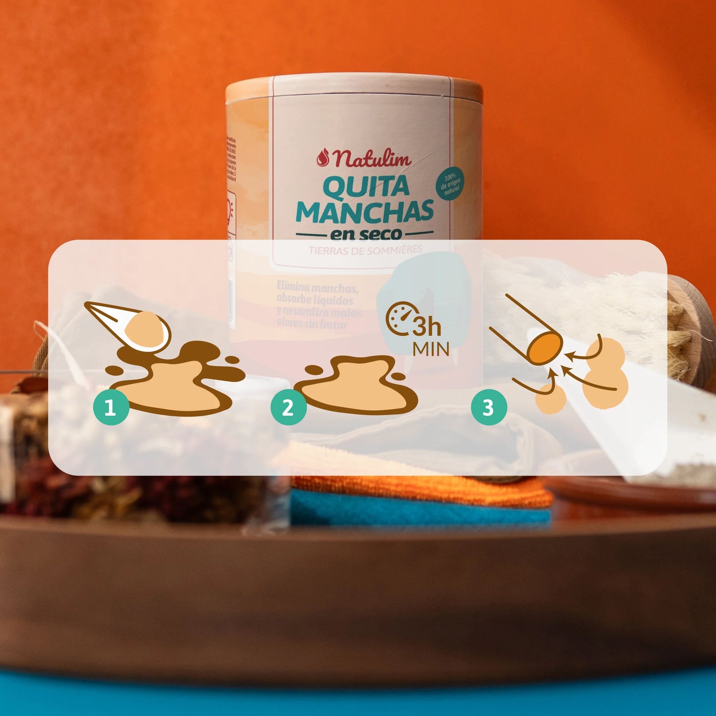 Terres de Sommières - Tira-nódoas a seco Natulim PT