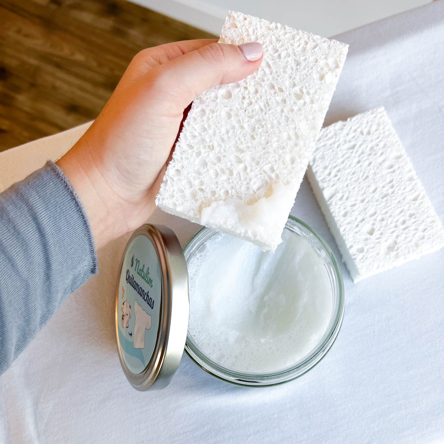 Stain remover + 2 sponges Natulim PT