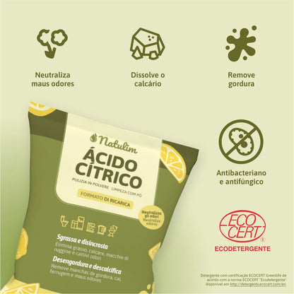 Recarga Ácido Cítrico - 500gr