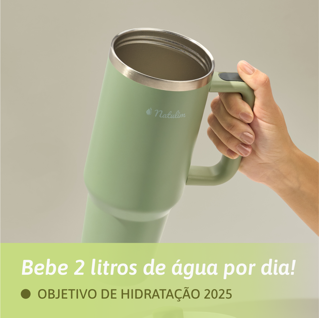 Copo térmico - Aço inoxidável 1L