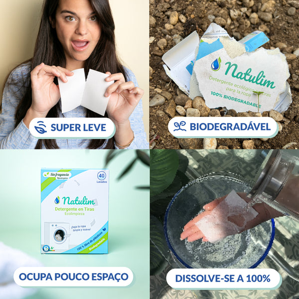 Natulim Eco-Washing Strips - 40 washes