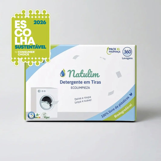 Pack Anual Eco-Tiras de lavar Natulim para bebés - 360 lavagens