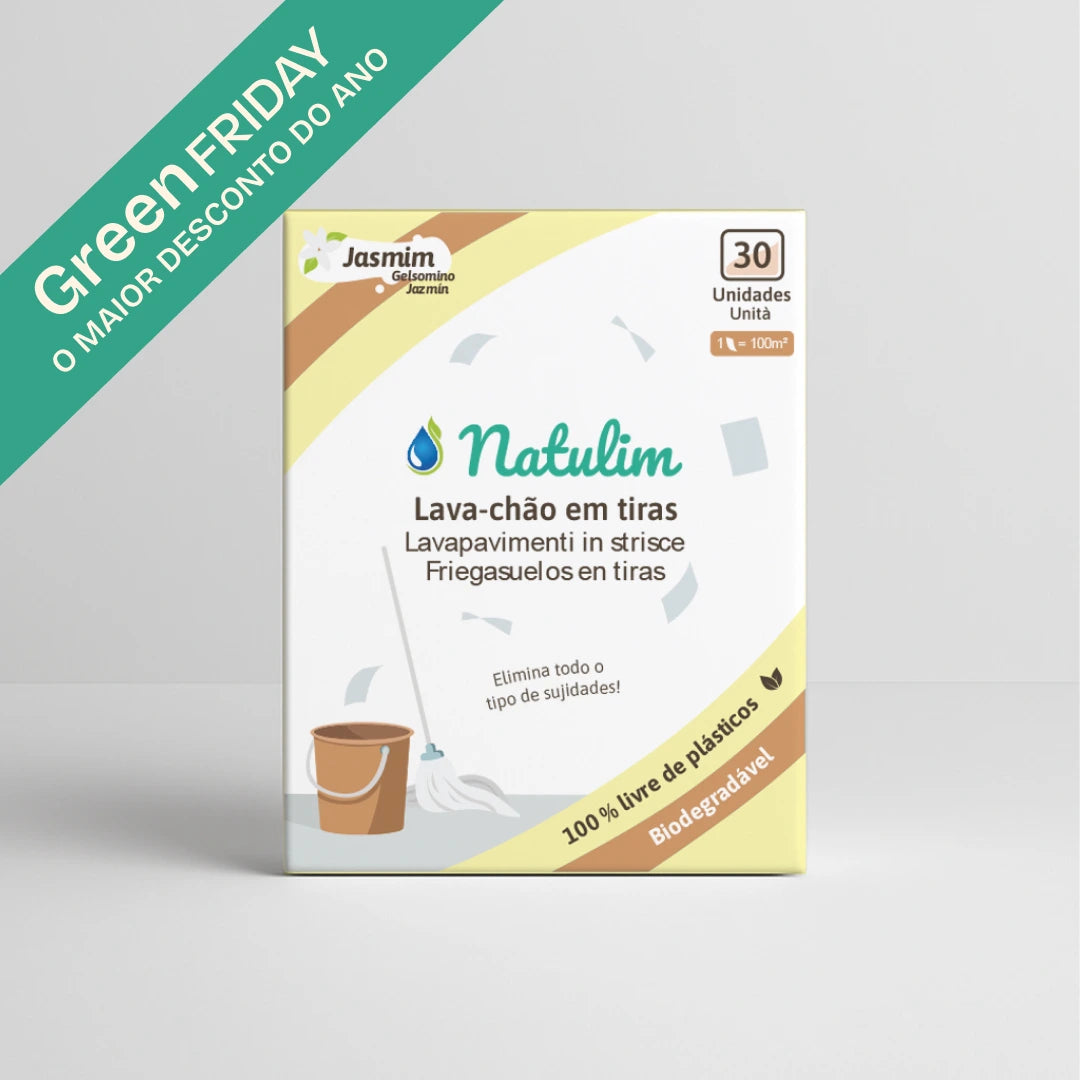 Lava Chão - 30 Eco-Tiras Natulim PT