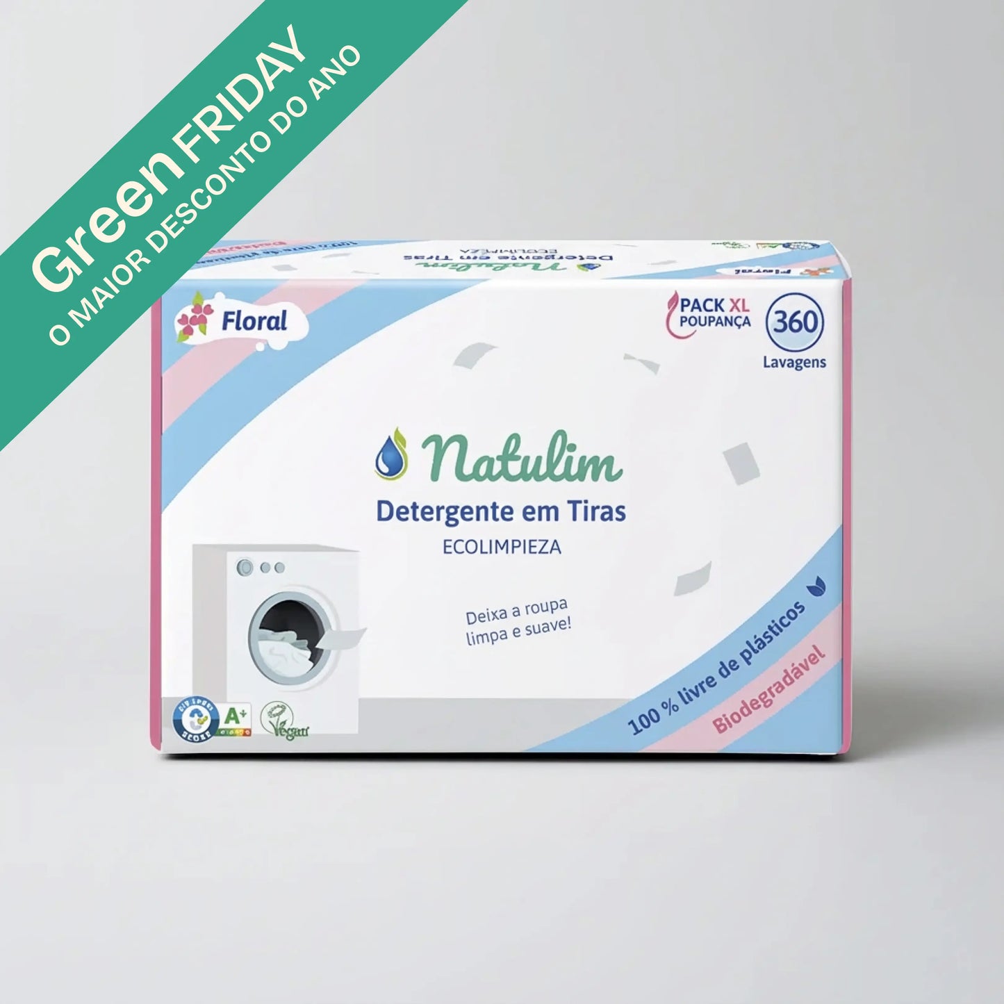 Pack Anual Eco-Tiras de lavar Natulim - 360 lavagens Natulim PT