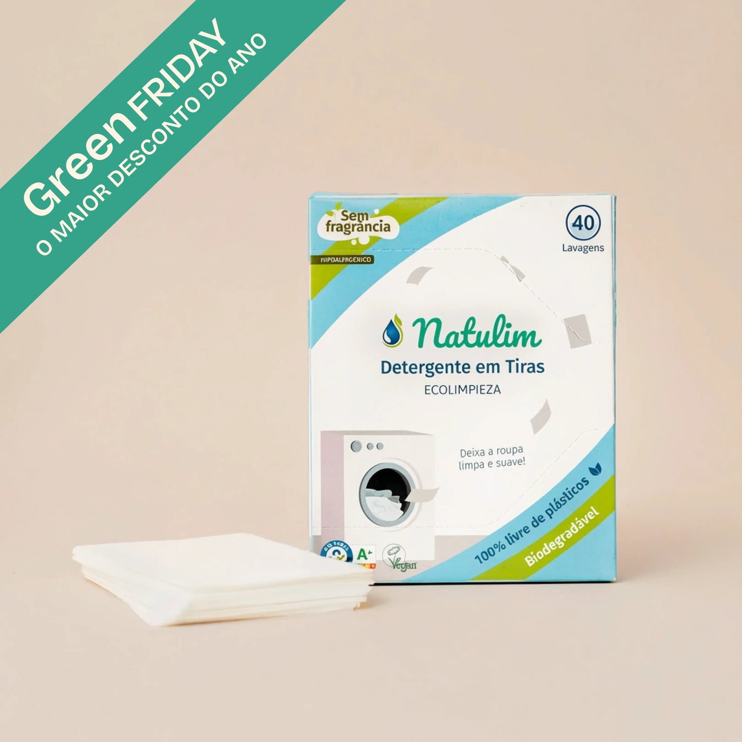 Eco-Tiras de lavar Natulim - 40 lavagens Natulim PT