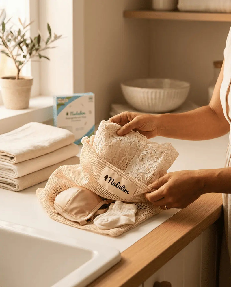 Bolsa de algodão — protege o que é especial