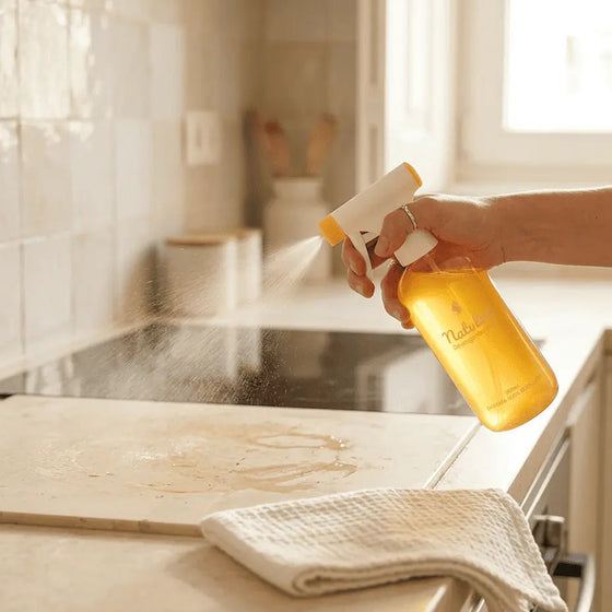 Cozinha com o Desengordurante