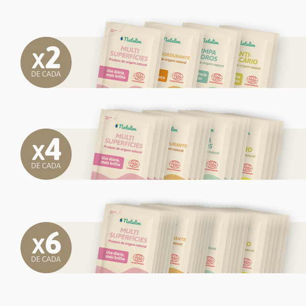 Pack 4 Produtos essenciais para o lar